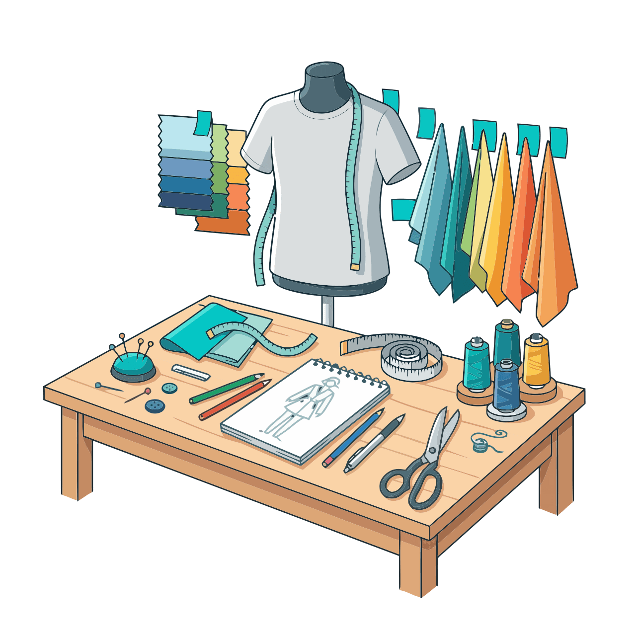 Ilustrasi Studio Desain Starline